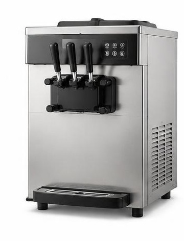 Máquina de helado suave de 3 sabores
